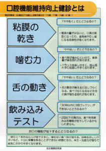 口腔機能健診